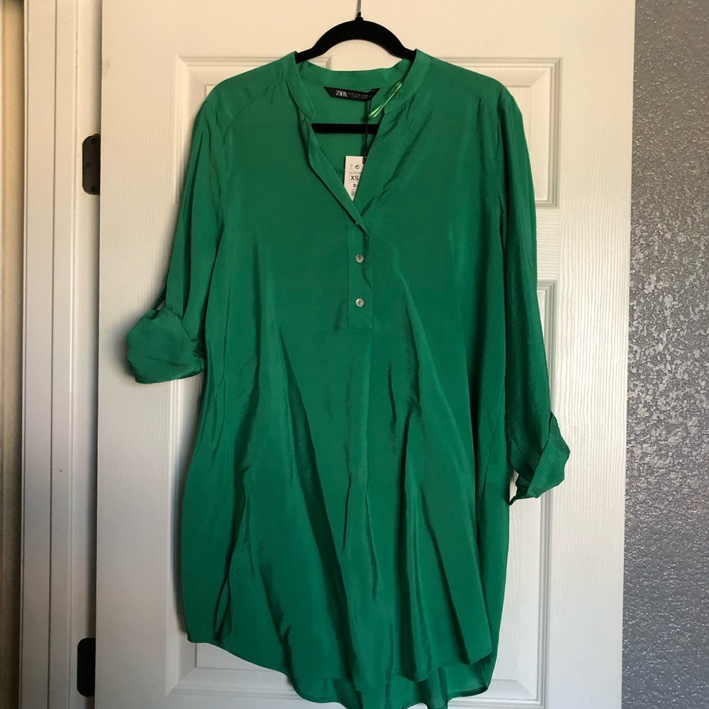 Zara Oversized shirt dress
